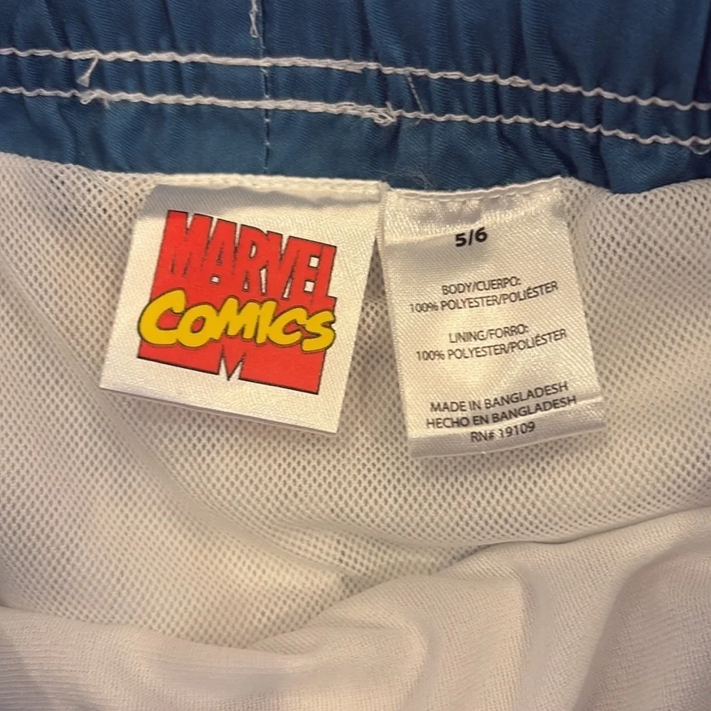 NWT boys Marvel swim trunks 5/6